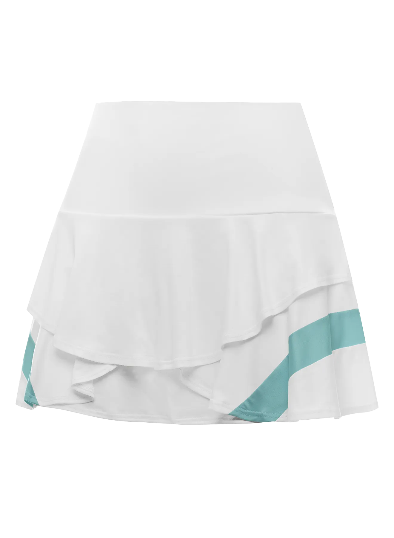 197243-182 | WAVE SKIRT-13" | WHITE/ ANGEL