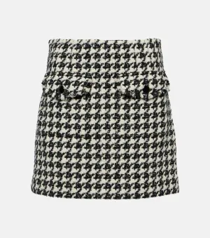 Adriel houndstooth miniskirt Veronica Beard, multicolor