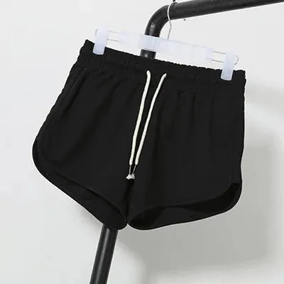 LVSANW DICLOUD Summer Casual Shorts Woman High Waist Booty Shorts Female Black White Loose Beach Sexy Short S-XXL