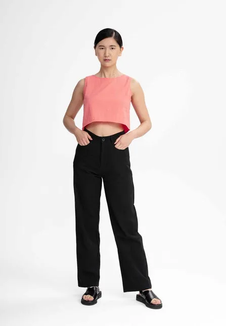 Melawear Tamani Raspberry Cropped Top