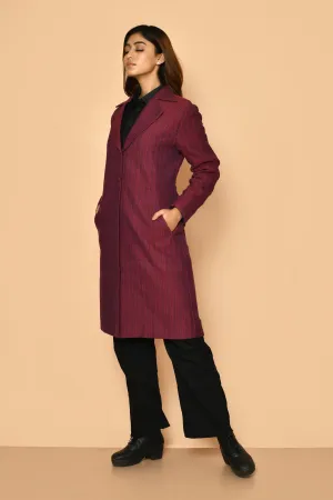 Mrinal Handloom Cotton Trench Waist Blazer