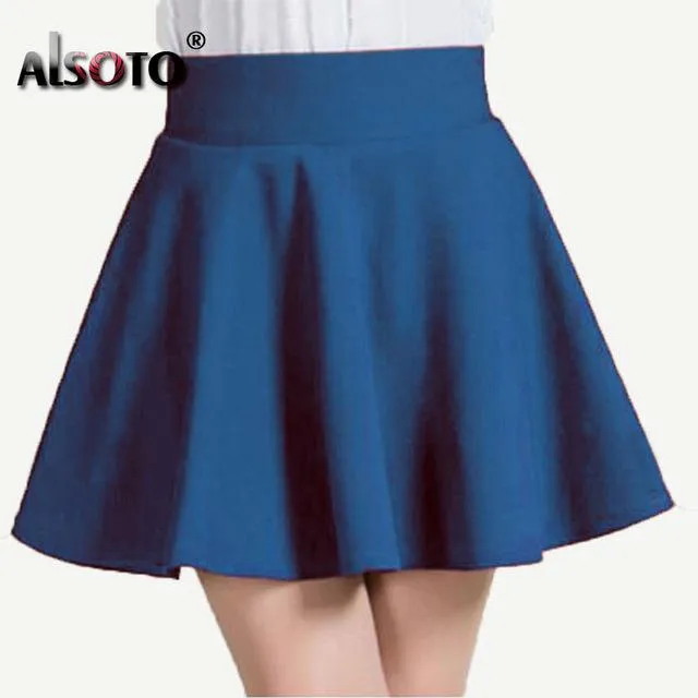 New 2017 Summer style sexy Skirt for Girl lady Korean Short Skater Fashion female mini Skirt Women Clothing Bottoms