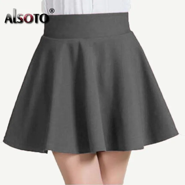 New 2017 Summer style sexy Skirt for Girl lady Korean Short Skater Fashion female mini Skirt Women Clothing Bottoms