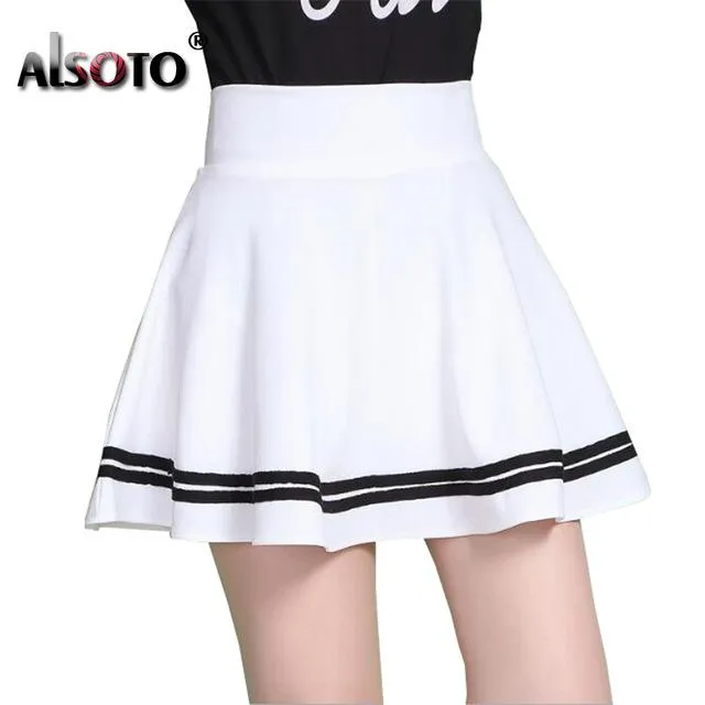 New 2017 Summer style sexy Skirt for Girl lady Korean Short Skater Fashion female mini Skirt Women Clothing Bottoms