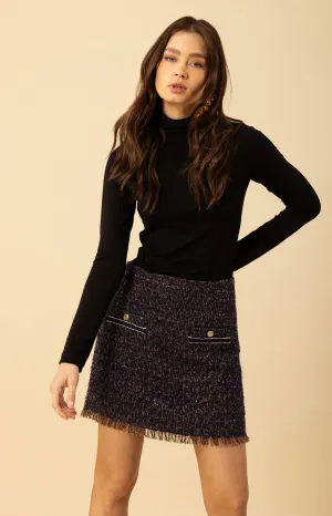 Paislee Tweed Skirt