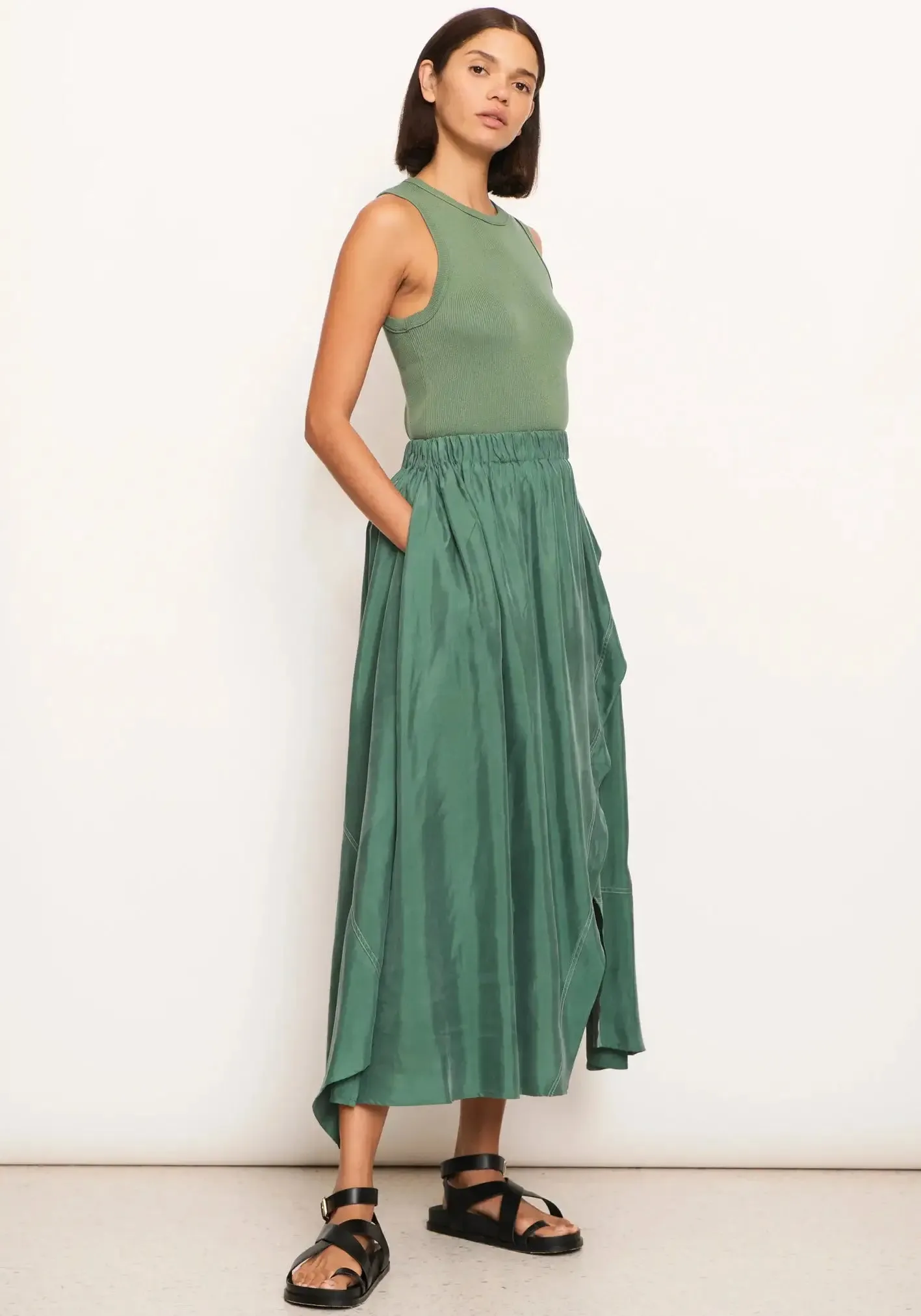 POL Vault Wrap Skirt - Green